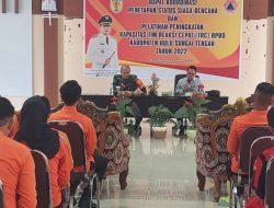 Dandim 1002/HST Berikan Pembekalan Kepada BPBD Kabupaten Hulu Sungai Tengah