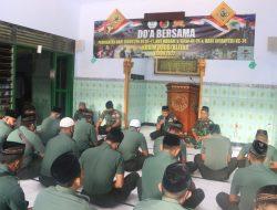 Kodim 0808/Blitar Gelar Doa Bersama Dalam Rangka Memperingati Hari Juang TNI AD Ke-77, HUT Kodam V/Brw ke-74 Dan Hari Infanteri Ke-74 Tahun 2022
