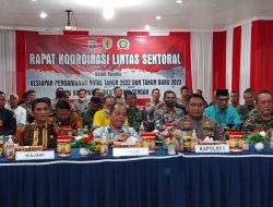 Rakor Lintas Sektoral Kesiapan Nataru di Hulu Sungai Tengah