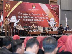 KPU Lantik Anggota PPS, Wabup Gowa: Siap Sukseskan Pemilu