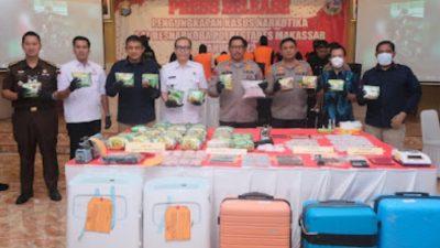 Polda Sulsel berhasil gagalkan peredaran sabu seberat 43 kg di Makassar