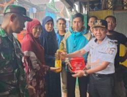 Camat Tallo Respon Cepat-Beri Bantuan Warga Terdampak Angin Kencang di Suangga