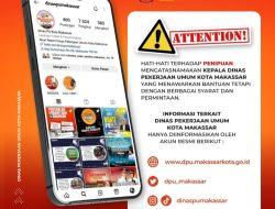 Waspada Aksi Penipuan, Catut Nama Kepala Dinas PU Makassar