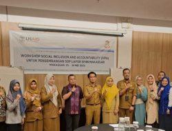 Pemkot Makassar – USAID IUWASTH TANGGUH Gelar Workshop SIPA Pengembangan SOP Lapor SP4N Kota Makassar