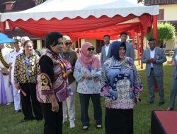 Ketua TP PKK Kota Makassar Sambut Kunjungan Istri Delegasi 36 Negara MNEK 2023 di Benteng Rotterdam