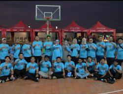 Buka Turnamen Basket 3X3 SMP-SMA Kota Makassar, Indira Yusuf Ismail Bakar Semangat Peserta