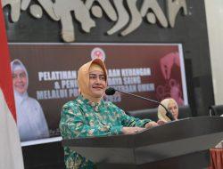 Wujudkan Ekonomi Makassar Unggul, Indira Yusuf Ismail Beri Arahan di Pelatihan Program Kemitraan UMKM