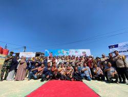 Camat Biringkanaya Dampingi Walikota Makassar pada Acara Peresmian Bantuan Sumur Bor dan Air Bersih dari Polda Sulsel di Katimbang