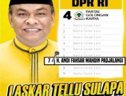 Harga Mati Relawan Laskar Tellu Sulapa Menangkan Andi Fahsar di Dapil 2 Sulsel