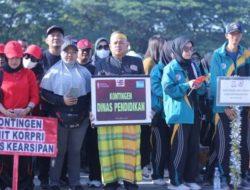 Tim Kontingen Dinas Pendidikan Kota Makassar Ikut Serta ki di Porseni Korpri Lingkup Pemerintah Kota Makassar