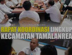 Camat Tamalanrea Pimpin Ki Rakor Bersama Pejabat Struktural dan Lurah Se – Kecamatan Tamalanrea