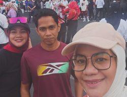 Perumda Parkir Makassar Hadiri Jalan Santai HUT Provinsi Sulsel