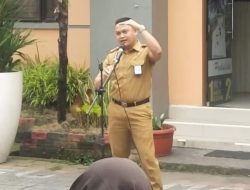 Sekcam Tamalate Pimpin Apel Pagi Di Lingkup Kecamatan Tamalate Ini Penyampaiannya