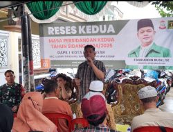 Fasruddin Rusli Mulai Reses di Minasa Upa, Fokus Serap Aspirasi Warga